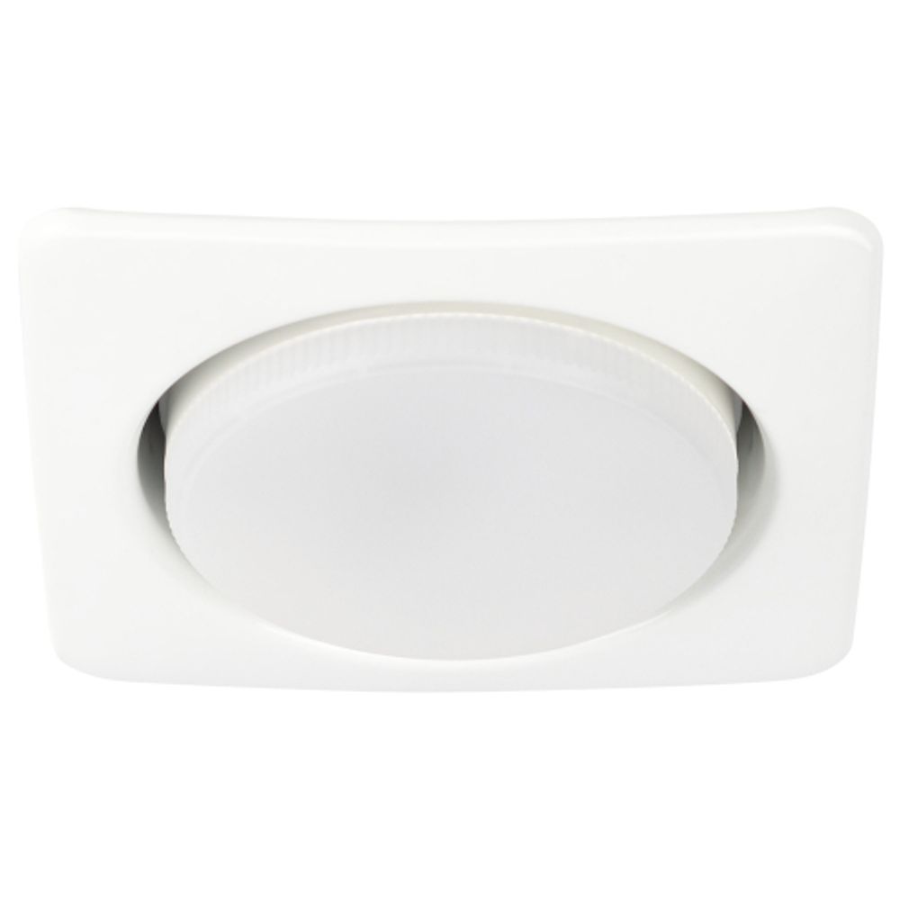 Светильник встраиваемый ЭРА KL71 WH /1 (к) под лампу GX53 белый термокольцо в комплекте