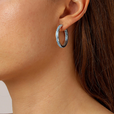 Серьги Dyrberg Kern JUSTINA SS LIGHT BLUE 420135 BL/S