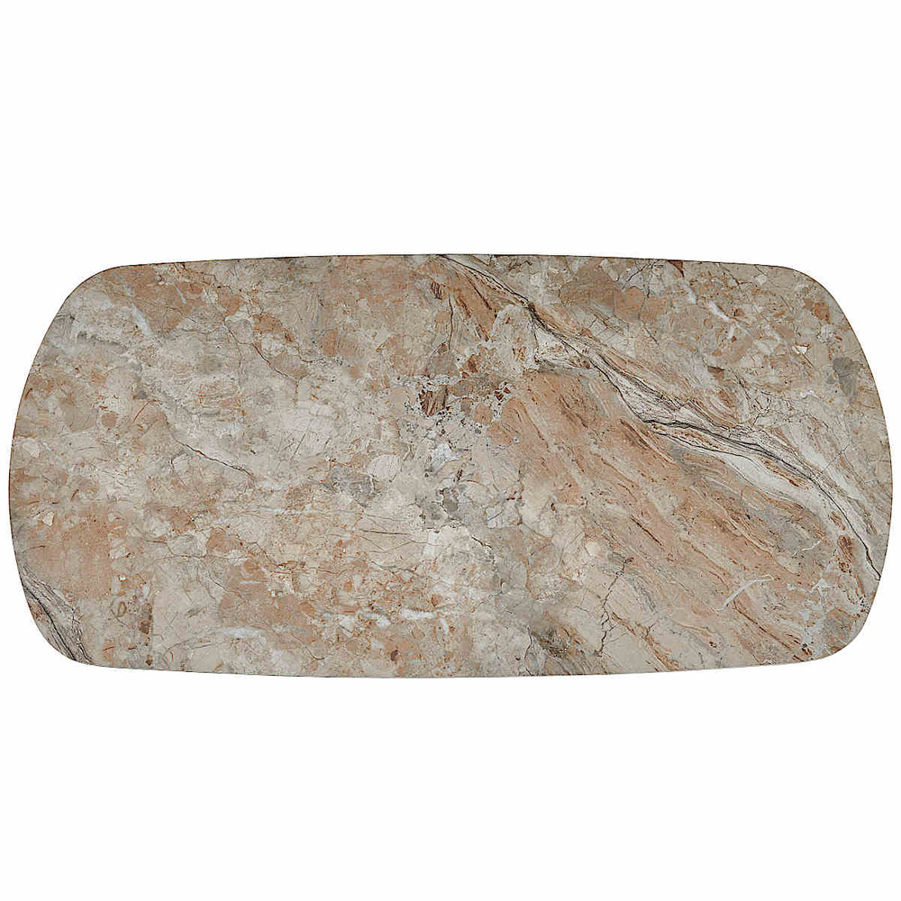 Стол керамический LA ALTA SANTANA Senafe 180/90*76, каркас античная бронза