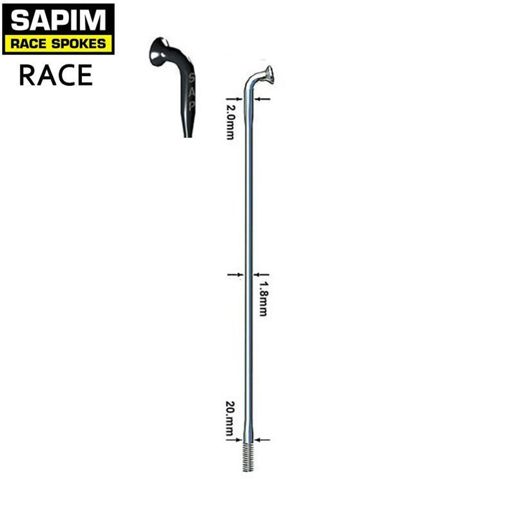 Спицы Sapim Race 296 мм (черный)