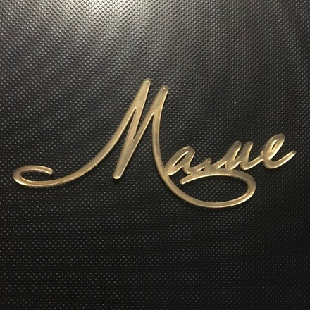 Бенто-топпер Маме золото