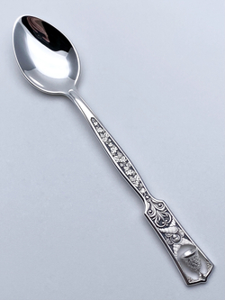 Ложка из серебра /Частичное чернение/Серафим