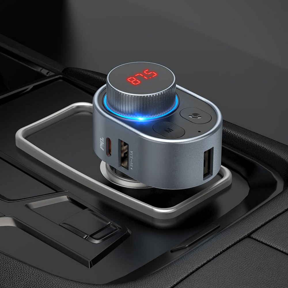 Автомобильный FM трансмиттер Hoco E72 Bluetooth USB+PD