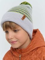 Шапка из смесовой шерсти "Авокадо" 7+