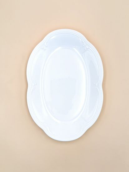 Блюдо овальное 25,5х17,5 см. набор 4 шт. "White Ornaments"