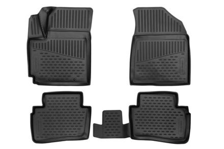 Коврики 3D в салон подходят для HYUNDAI Creta (II) 2021 - &gt;, Внедорожник 5 дв., 4шт. (полиуретан)