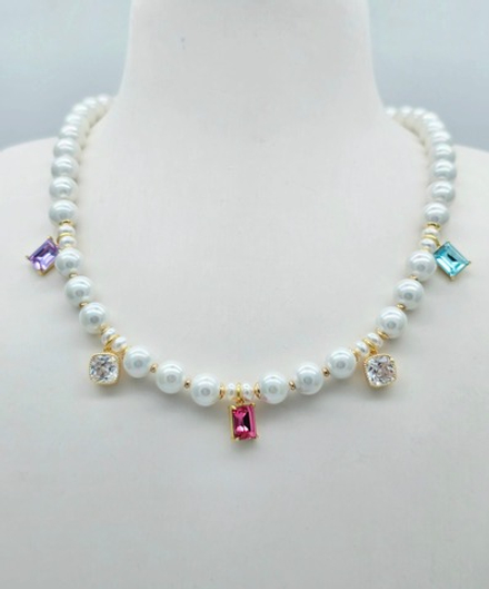 91002992 Колье Selena Pearls