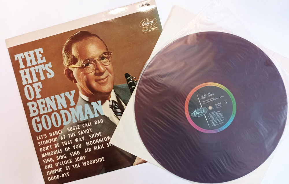 Винтажная виниловая пластинка LP Benny Goodman The Hits Of Benny Goodman (Red Vinyl) (Japan 1963)