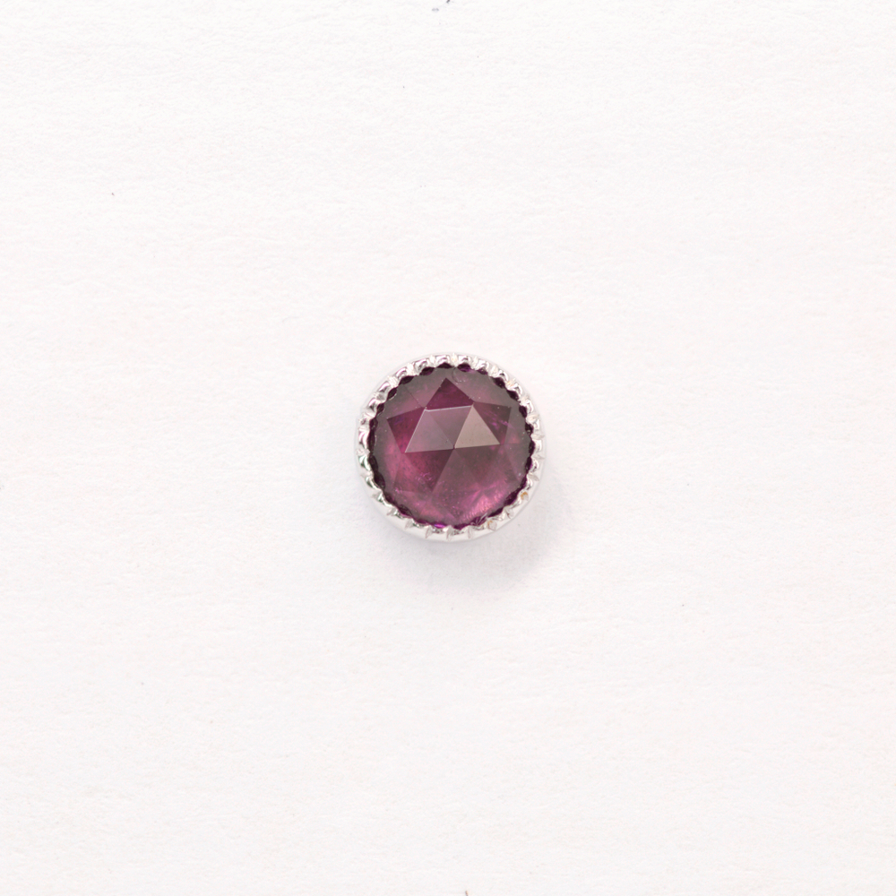 Grisant Cab tops with rose cut stone