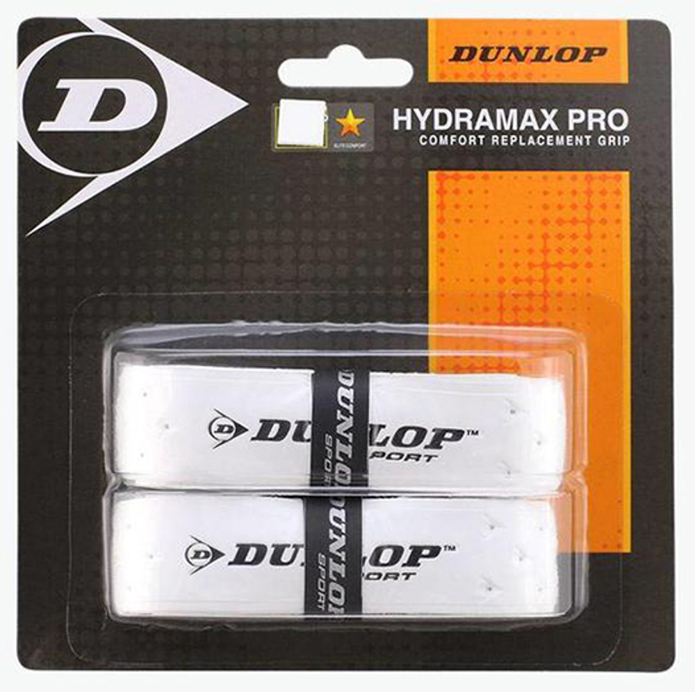 Теннисные намотки Dunlop Hydramax Pro 2P - white