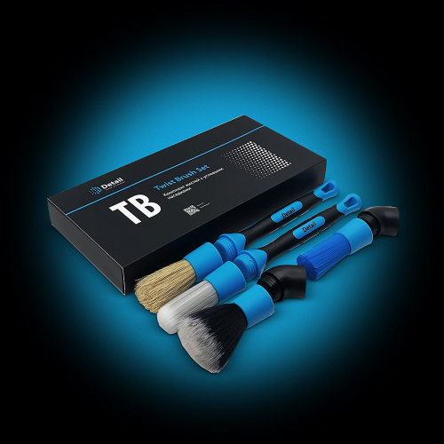 Комплект кистей с угловыми насадками Detail DT-0460