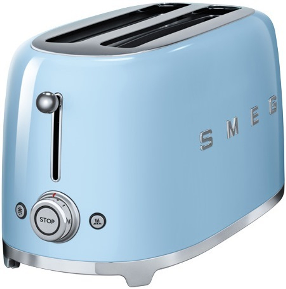 Тостер Smeg TSF02PBEU, пастельный голубой