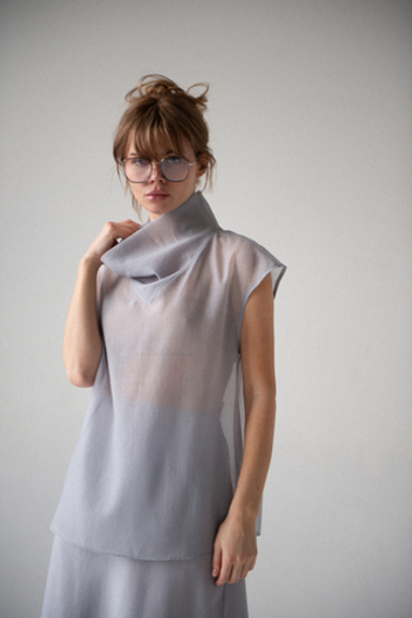 Блуза из шифона MIRAI