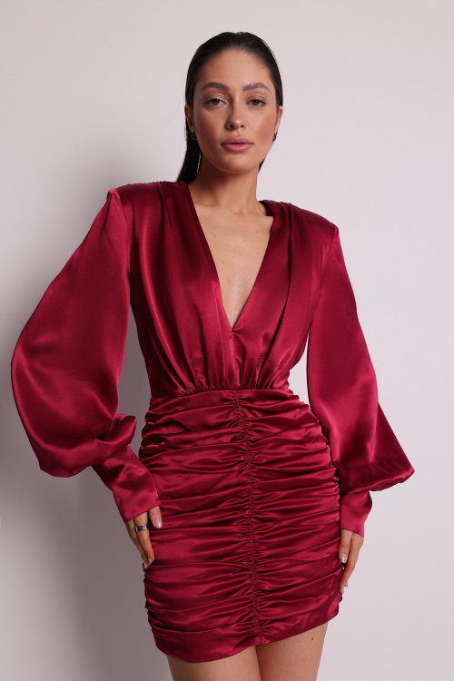 Платье "Сюзанна" бургунди