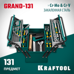 KRAFTOOL GRAND-131, 131 предм., (1/2″+1/4″), универсальный набор инструмента (27978-H131)