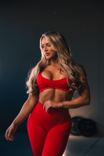 Топ Medium-Support Sports Bra TOTALLY SEAMLESS 305 Красный