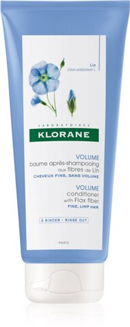 Klorane Flax Fiber - кондиционер для тонких и нежных волос /   200  ml  / GTIN 3282779245487