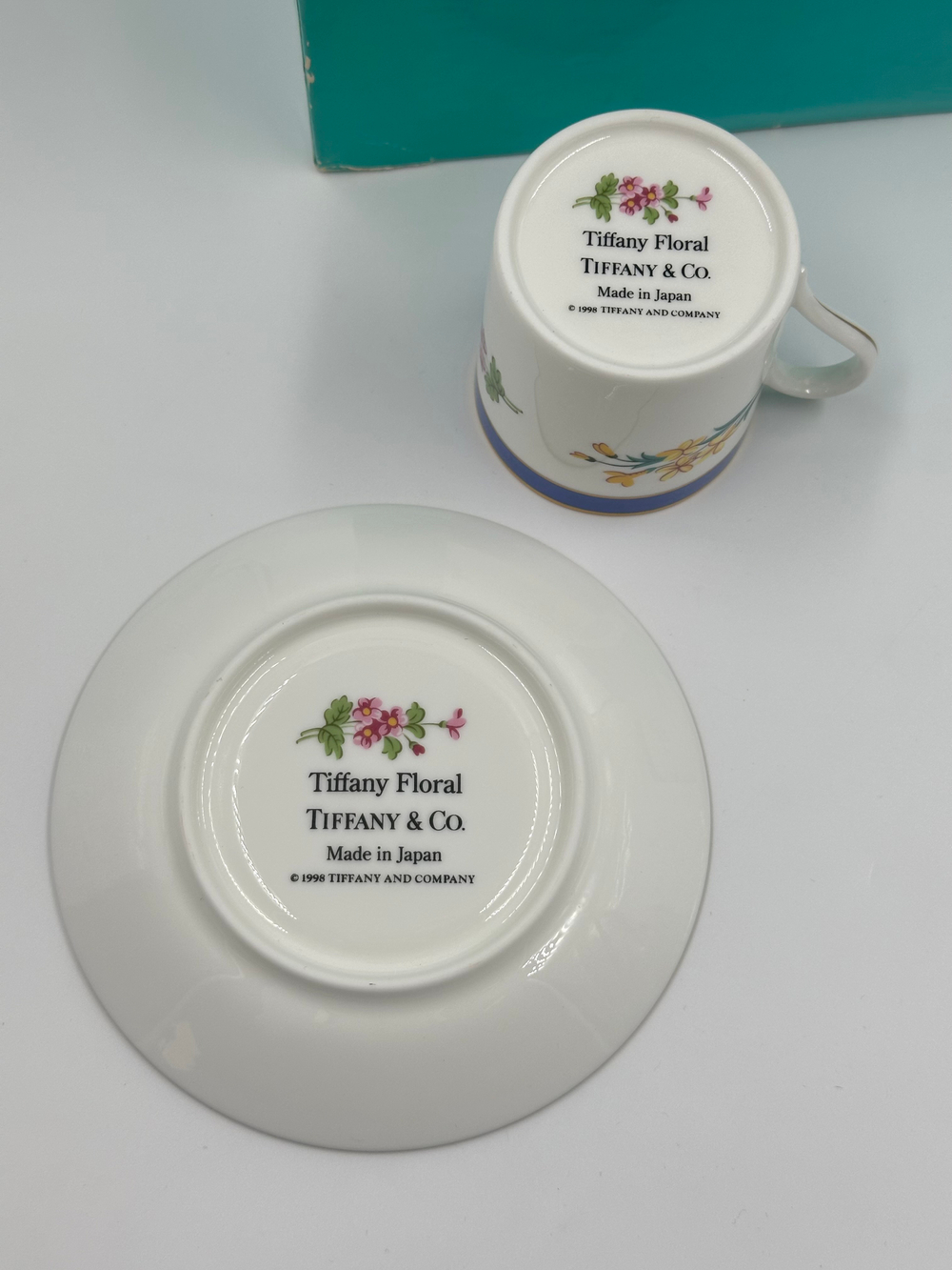 Набор из 2 кофейных пар Tiffany & Co, Tiffany Floral