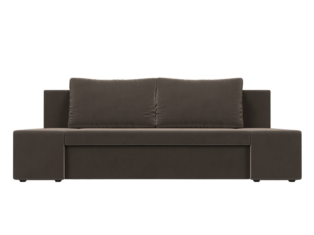 Диван прямой Сан Марко, Коричневый, Велюр, 114012