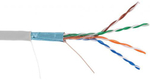 Кабель витая пара F/UTP 5e кат. 4 пары Netlan EC-UF004-5E-PVC-GY