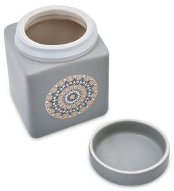 TJ-09/3 Керамическая банка мал. с крышкой