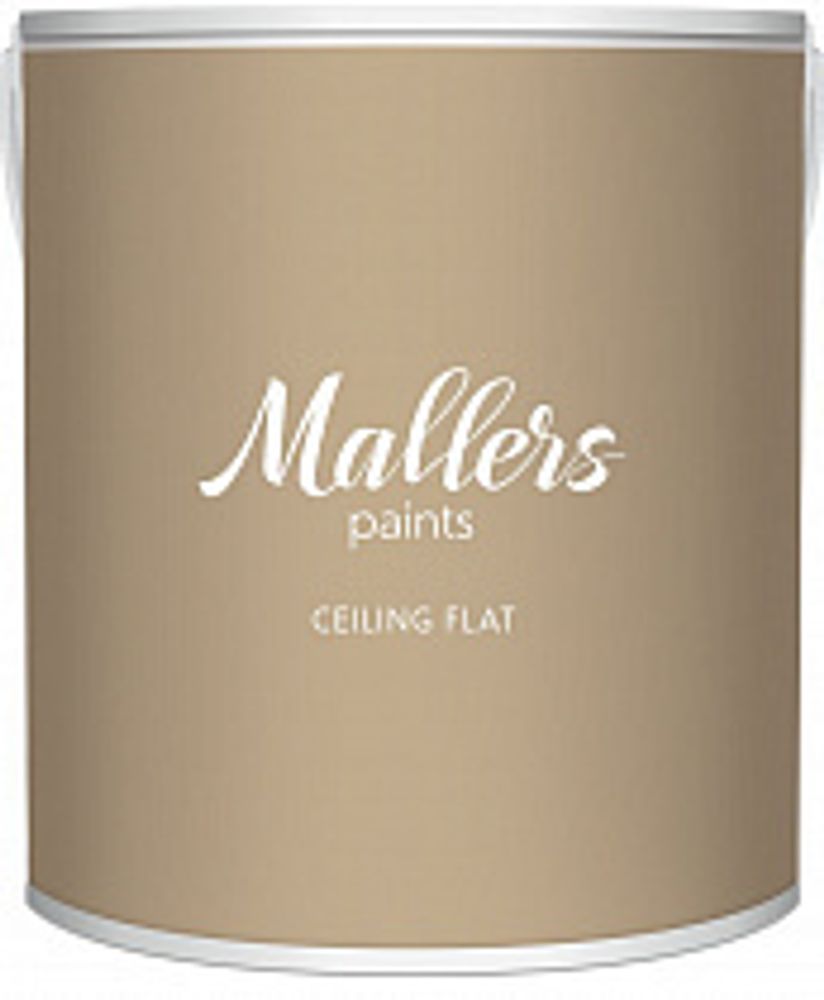 Mallers Ceiling Flat краска интерьерная глубокоматовая для потолка и стен 0,9л