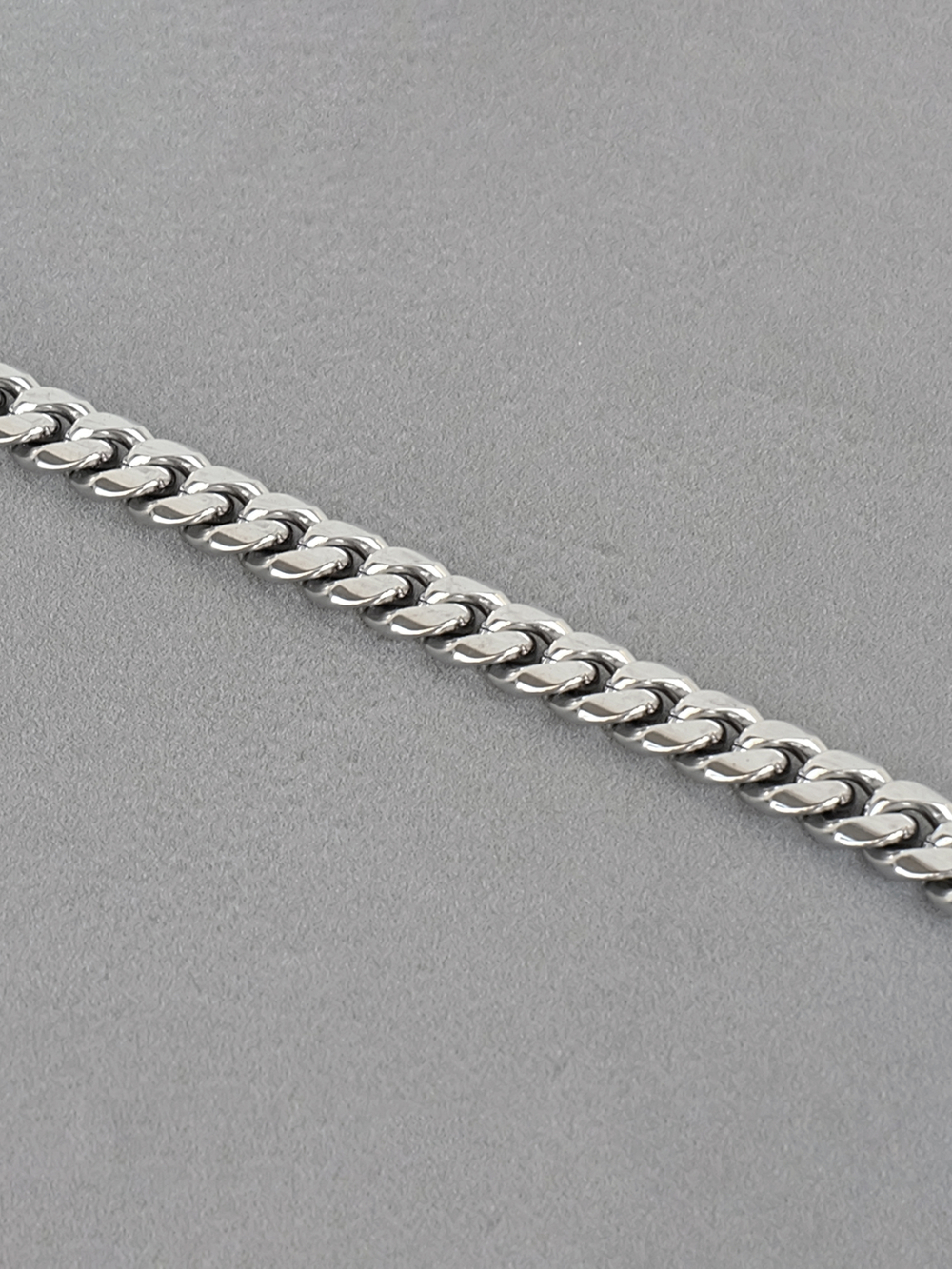 Мужской браслет из стали, панцирное плетение