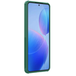 Усиленный чехол зеленого цвета (Dark Green) от Nillkin для Xiaomi Redmi K70 Ultra, серия Super Frosted Shield Pro