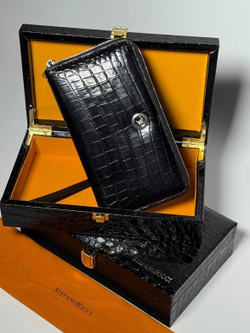 Портмоне из кожи крокодила Stefano Ricci
