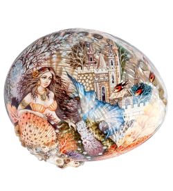 Народные промыслы ШК-30/ 67 Шкатулка «Русалочка» Ковалева С.