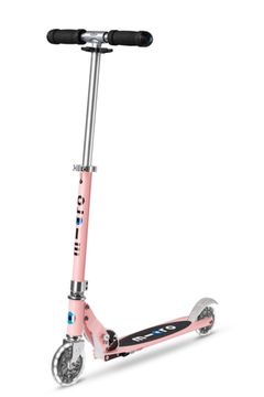 Самокат Micro Sprite Пудровый LED