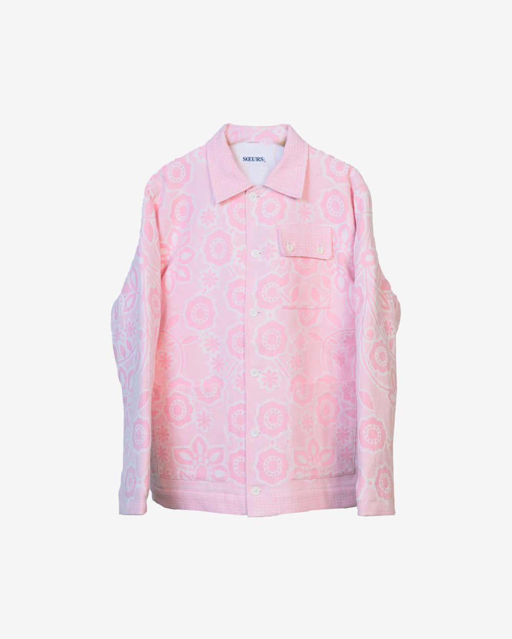 Куртка Soeurs Розовая с Цветами/Pink with Flowers Jacket розовая