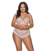 Бюстгальтер Rossa с мягкими +size чашками (Размер: 85I) (Цвет: пудровый)