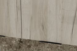 Кухонный гарнитур Альба оптима 5 1200х2000 мм, каркас ЛДСП, фасад ЛДСП, Белый/Дуб браун/Мокко