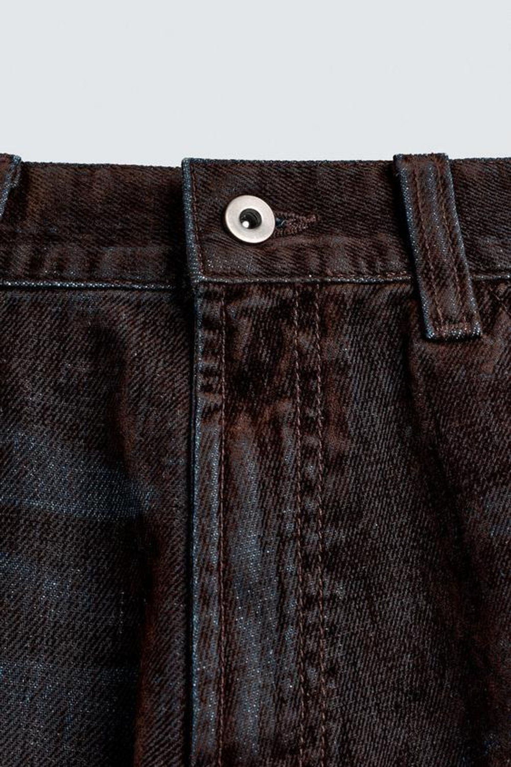 ZARA ДЖИНСЫ BAGGY FIT С ВИСКОЗОЙ, КОРИЧНЕВЫЙ