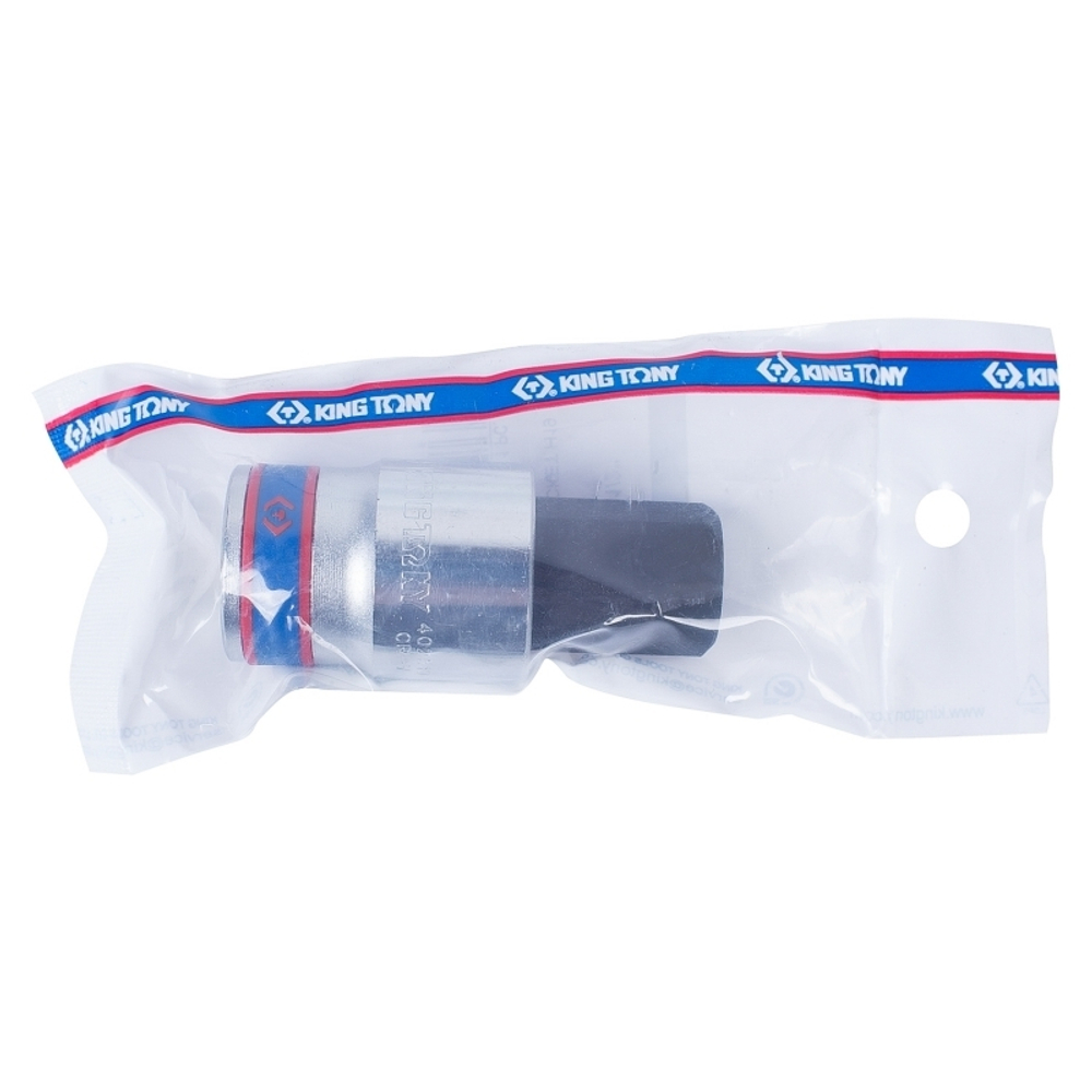 KING TONY (402519) Насадка (бита) торцевая 1/2", L = 66 мм, HEX, 19 мм