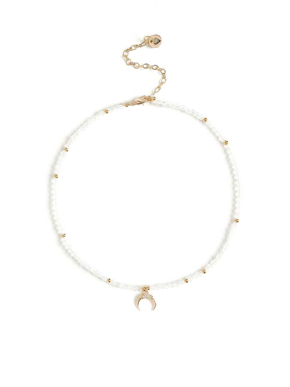 Чокер "Moon" из лунного камня Gold