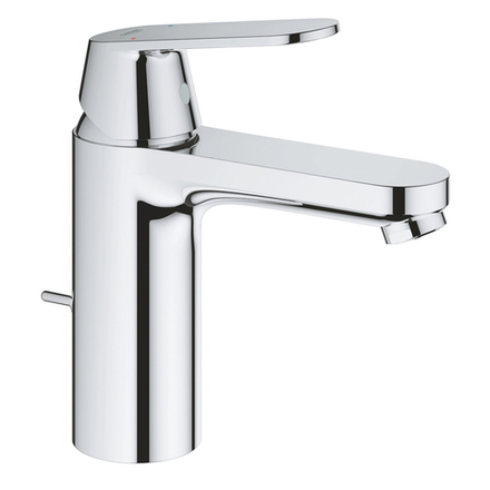 Смеситель для раковины GROHE EuroSmart Cosmopolitan с донным клапаном, средний излив, хром 23325000