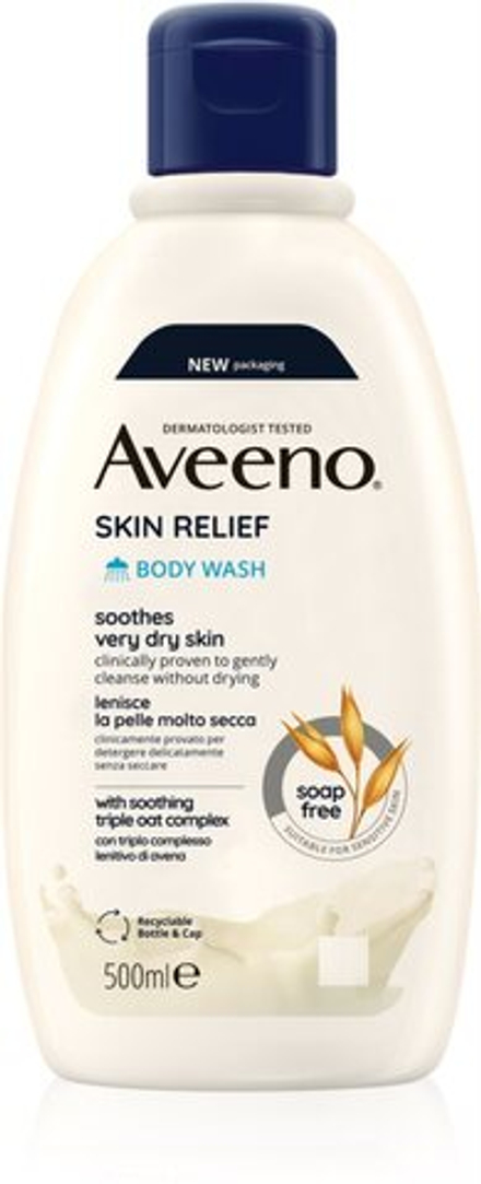 Aveeno Skin Relief Body wash - успокаивающий гель для душа /   500  ml  / GTIN 3574661491226