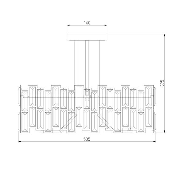Потолочная люстра Bogates Zolletta 339/5 Strotskis Smart