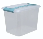 Контейнер универсальный для хранения с ручкми-защелками SMARTBOX, прозрачный, 34,5*23*19см, 10л