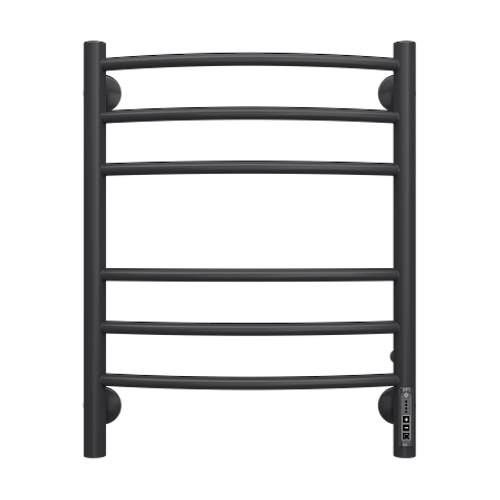 Полотенцесушитель Terminus Классик П6 450х600 электро КС 9005 матовый ( new встроен диммер)