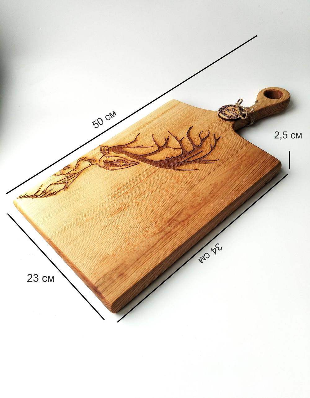 Разделочная доска из спила Сибирского кедра