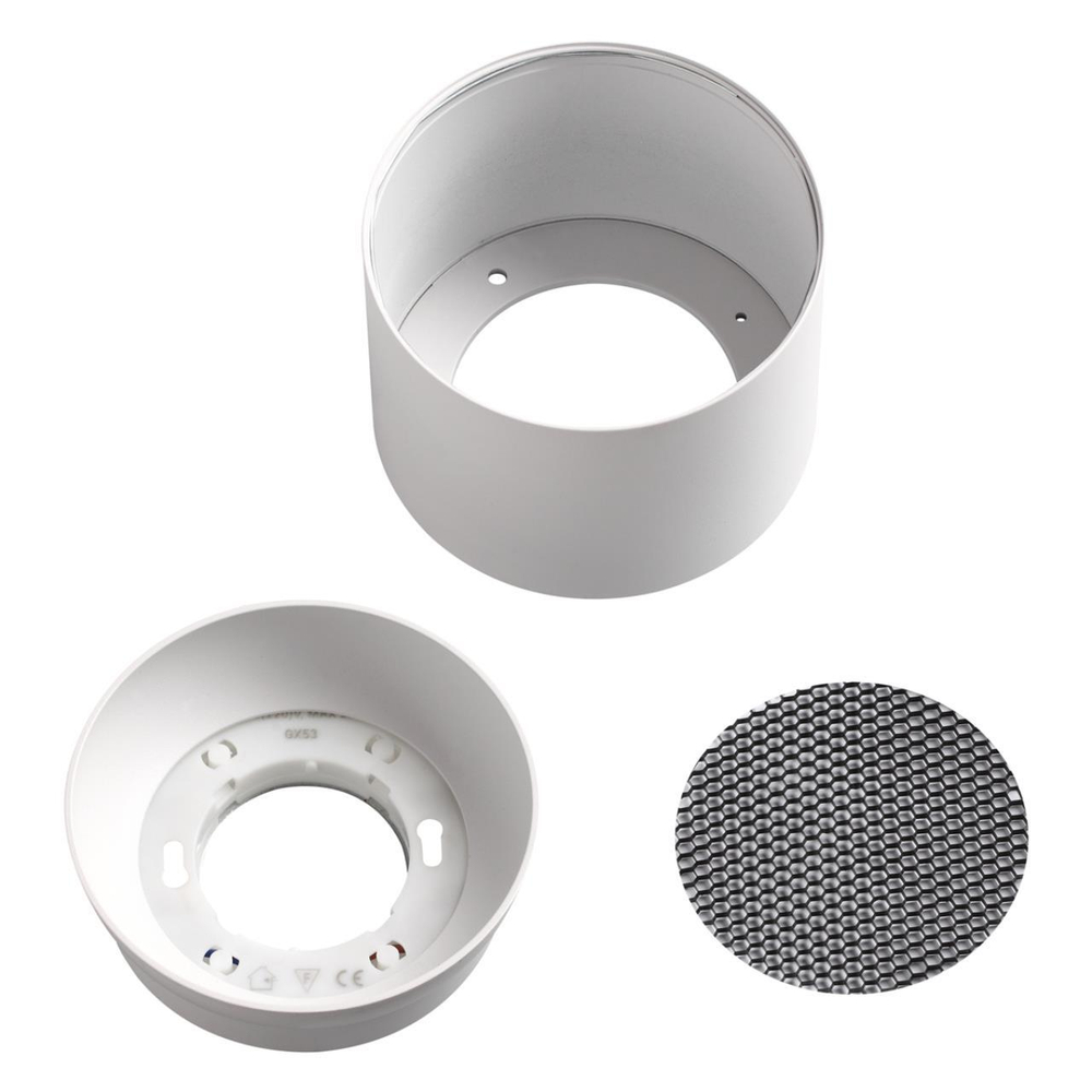 371009 OVER NT25 000 белый Светильник накладной IP20 GX53 12W 220-240V GEMINI