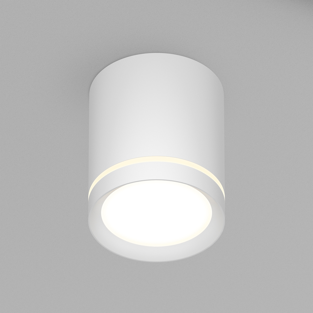 DK4016-WH Светильник накладной IP 20, 5 Вт, LED 3000, белый, алюминий/акрил