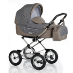 Детская коляска Roan Kortina 2 в 1 (Серый) Night Black A