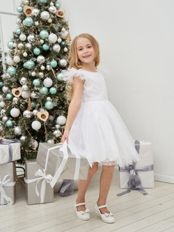 Нарядное платье снежинка