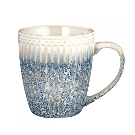 Чашка Alice ripple blue, 370 мл