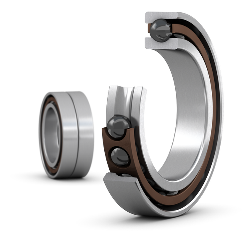 Согласованный комплект двух прецизионных однорядных радиально-упорных шарикоподшипников типа D повышенной грузоподъёмности 708 ACD/HCP4ADGC