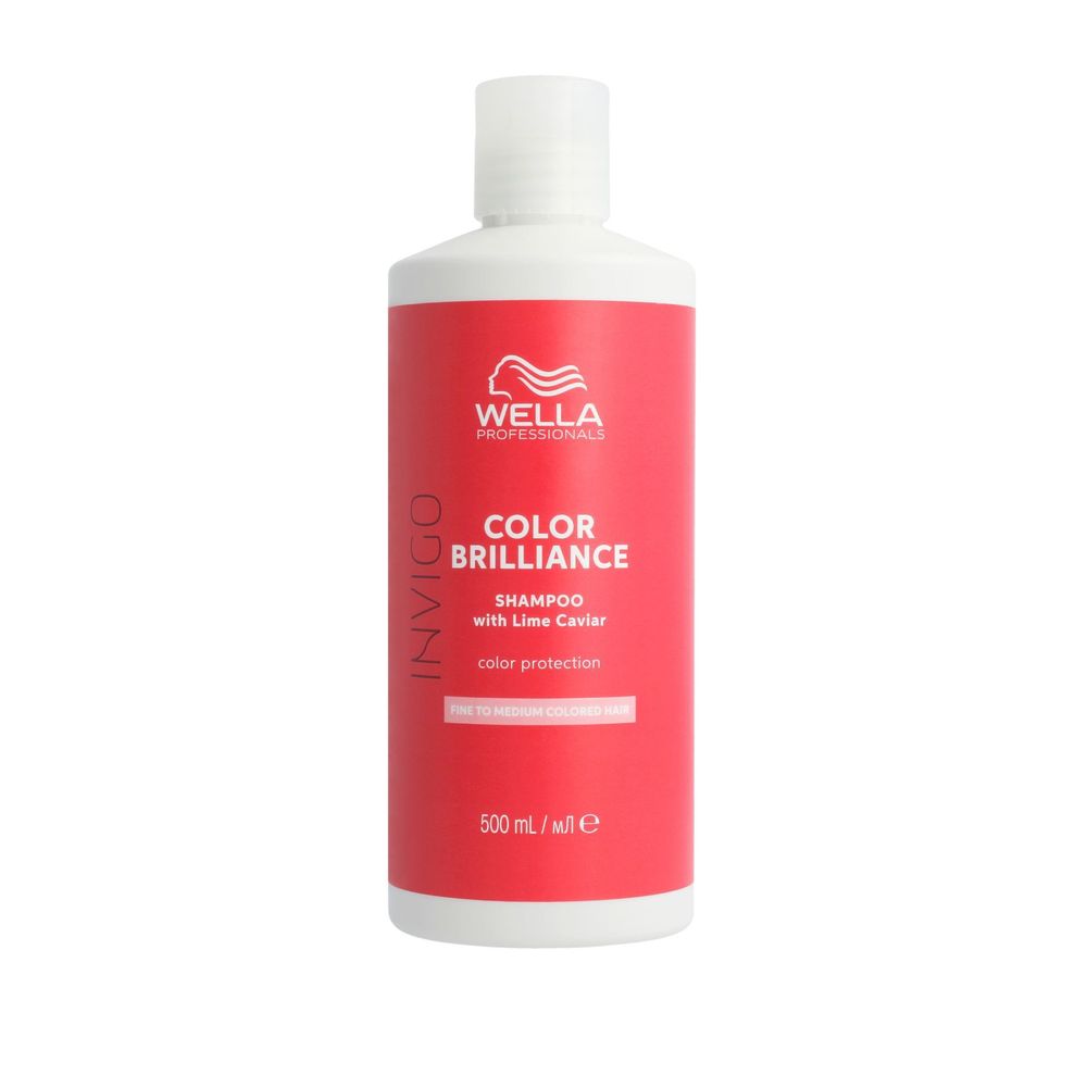 Wella Invigo Color Brilliance - Шампунь для защиты цвета окрашенных нормальных и тонких волос 500 мл